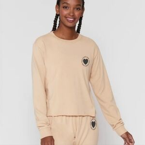 Spiritual Gangster Take Good Care Vintage Terry Crop Sweatshirt- NWT Med…